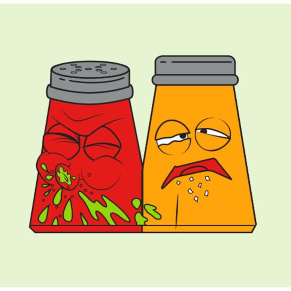 Snot N Pepper Red Orange The Grossery Gang 1-052 Awful Sauces NEW - Picture 2 of 2